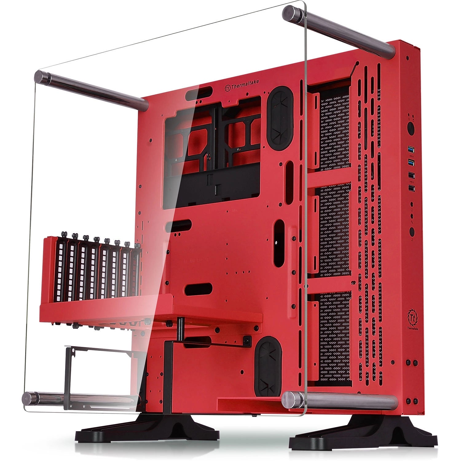 Thermaltake Core P3 Tempered Glass Red